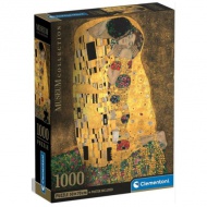 1.000-delna sestavljanka s plakatom Museum Collection Klimt: Poljub – Clementoni