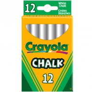 12-delni komplet kred za tablo, bele barve - Crayola