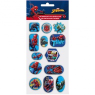 13-delni set 3D holografskih nalepk Marvel: Spider-Man