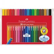 20-delni komplet barvnih pralnih flomastrov Grip - Faber-Castell