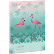 32-listni zvezek za naloge A5 Pink Flamingo