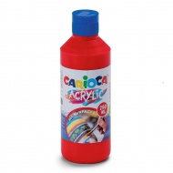 Akrilna barva Carioca, 250 ml, rdeče barve