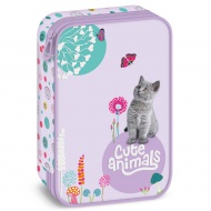 Ars Una: Cute Animals - Kitten večplastni peresnica 15,5x22,5x4,5cm