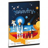 Ars Una: Gravity astronavt 1. razred črtasti zvezek A/5