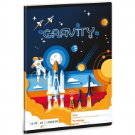 Ars Una: Gravity astronavt 2. razred črtasti zvezek A/5