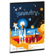 Ars Una: Gravity astronavt 3. razred črtasti zvezek A/5