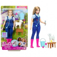 Barbie: 65. obletnica kariere igralni set - Veterinarska lutka z dodatki - Mattel