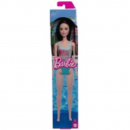 Barbie Beach lutka v modri kopalki z vzorcem - Mattel