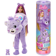 Barbie: Cutie Reveal presenečenje punčka Care Bears - Share Bear - Mattel