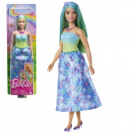 Barbie Dreamtopia: Princeska lutka v modri obleki s metulji - Mattel