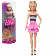 Barbie: Fashionista stilna lutka v roza krilu, s sončnimi očali - Mattel