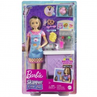 Barbie: First Jobs - Skipper prvo delovno mesto: Büfé stand igrača set z dodatki - Mattel