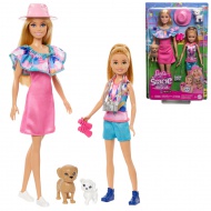 Barbie: Stacie na pomoč - Barbie in Stacie set s kužkom in dodatki - Mattel