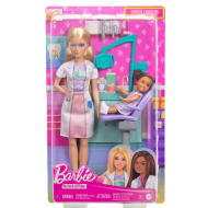 Barbie blondinka zobozdravnica karierna lutka igralni set - Mattel