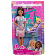 Barbie rjavolasa zobozdravnica karierni komplet - Mattel