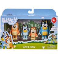 Bluey: Družinski komplet figuric s 4 liki