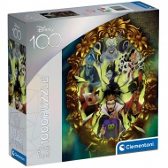 Disney 100: Disneyjevi zlobci 1000 kosov puzzle - Clementoni