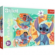 Disney: Lilo &amp; Stitch srečen dan 24-delna Maxi sestavljanka - Trefl