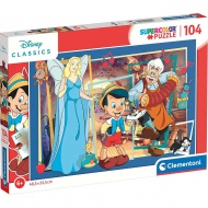 Disney Pinokio 104-delni Super puzzle - Clementoni