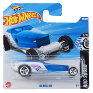 Hot Wheels: Hi-Roller modro-beli avtomobilček 1/64 - Mattel