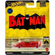 Hot Wheels: Serija pop kulture - Batman First Batmobile avtomobilček 1:64 - Mattel