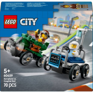 LEGO® City: Letalo proti bolniški postelji, dirkalni avtomobilski paket (60459)