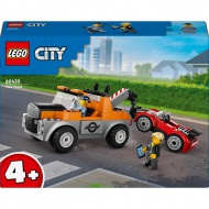 LEGO® City: Vlečna služba in servis športnih avtomobilov (60435)