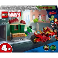 LEGO® Marvel: Iron Man z motorjem in Hulk (76287)