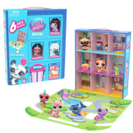 Littlest Pet Shop: Hotelski komplet z 6 figuricami, 2. serija