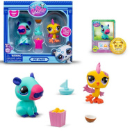 Littlest Pet Shop: Jungle Pals - Paket figur kapibara in papiga, Serija 2