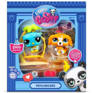 Littlest Pet Shop: Petfluencers tropska ptica in kužek 2-delni komplet figur - Sladki sončni zahod 2. serija