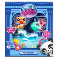 Littlest Pet Shop: Petfluencers vidra in ribica 2-delni komplet figuric - Podvodne dogodivščine 2. serija