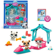 Littlest Pet Shop: Snežni dan 3-delni komplet figuric, serija 2