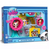 Littlest Pet Shop: Tovarna za zabavo igralni set z 2 figuricama, serija 1