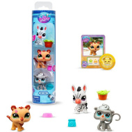 Littlest Pet Shop: Zebra, tiger, pavijan 3-delni komplet figuric - Country vibes 2. serija