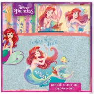 Luna: Disney Princeske - Ariel set za pisanje v PVC torbici