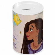 Luna: Disney Wish - Valjasta kovinska hranilnica 10x15cm