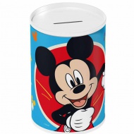 Luna: Mickey Mouse valjasta kovinska hranilnica 10x15cm