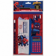 Luna: Spiderman pisalni set s kalkulatorjem, 6-delni paket