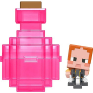 Minecraft Razkrij minifigura v roza škatli - Mattel