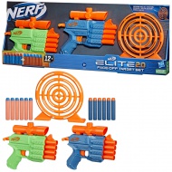 Nerf: Elite 2.0 Face Off Target Set set za mehko streljanje z 12 naboji - Hasbro