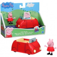 Peppa prašiček: Mali rdeči avto in figura Peppa prašička - Hasbro