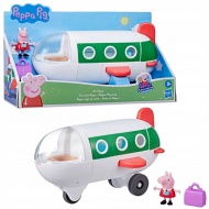 Peppa prašiček: Peppin letalo s potovalno torbo in figurico Peppa prašička - Hasbro