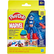 Play-Doh: Marvel Kapitan Amerika igralni set - Hasbro