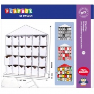 PlayBox: DIY adventni koledar z 24 predelki, 44,5x39x9,5 cm