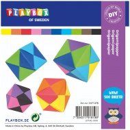 PlayBox: Origami papir, 500 kosov, 15x15 cm