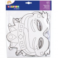 PlayBox: Set papirnih mask princesk, 12 kosov