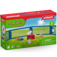 Schleich: Farm World - Dom za zajce in morske prašičke igralni set