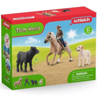 Schleich: Farm World - Komplet za jahanje v western slogu (42578)