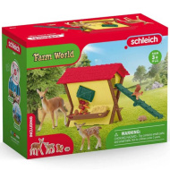 Schleich: Farm World - Krmilnica za gozdne živali igralni set (42658)